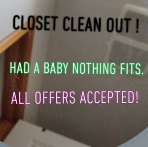 Cleaning out my closet !